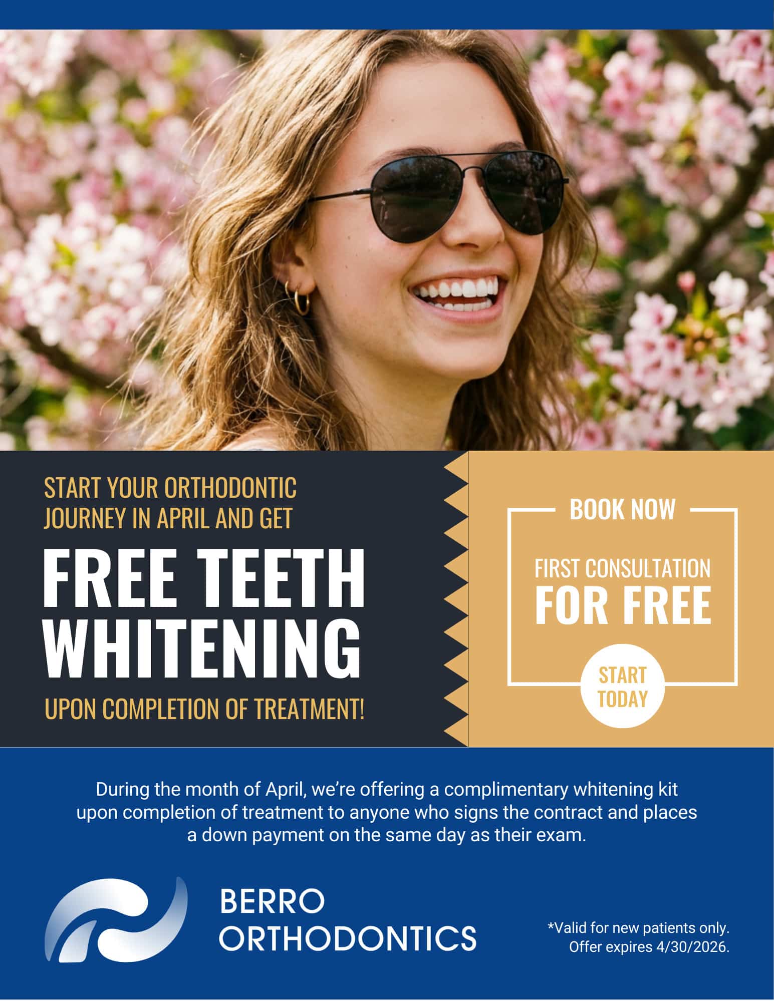 Free Teeth Whitening in April - Berro